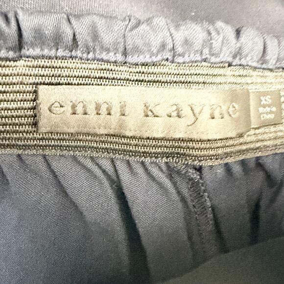 Jenni Kayne Blue High Waist Skinny Pants Cotton Tencel Casual Womens Size XS - Picture 7 of 10